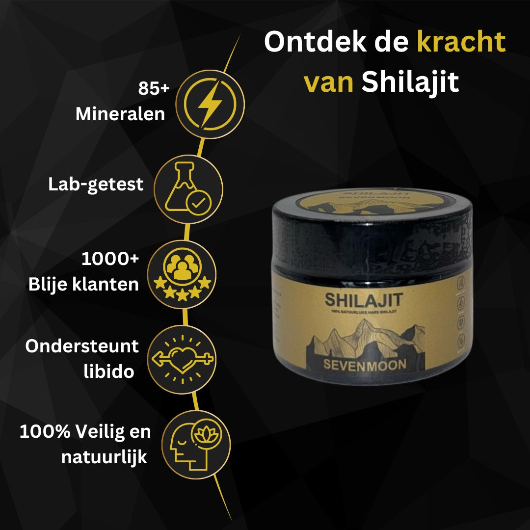 Sevenmoon® | Himalaya Shilajit Resin Supplement 100% Pure