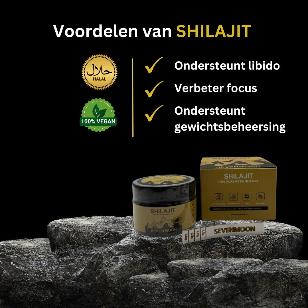Sevenmoon® | Himalaya Shilajit Resin Supplement 100% Pure